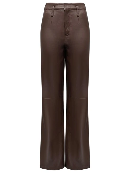 Брюки кожаные ALVICHI