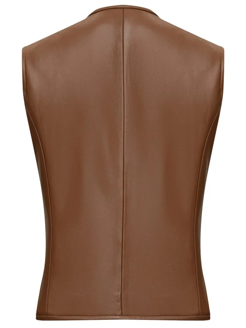 Жилет кожаный ALVICHI