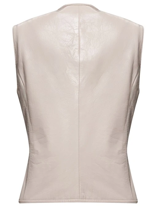 Жилет кожаный ALVICHI