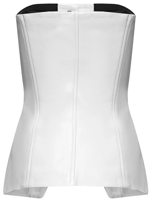 Топ кожаный ALVICHI