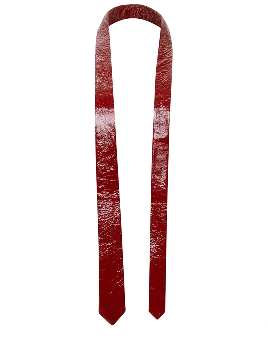 Галстук кожаный