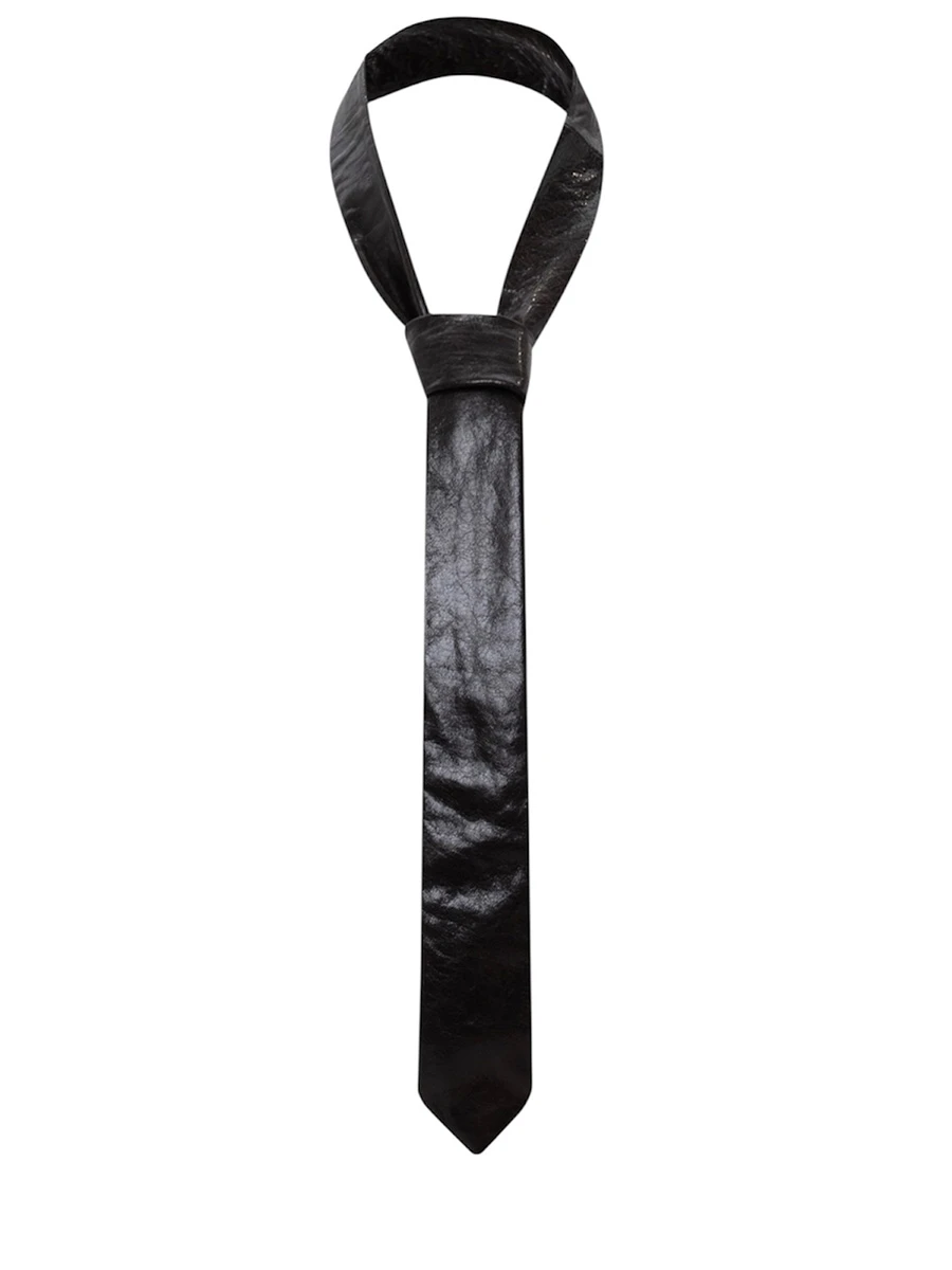 Галстук кожаный