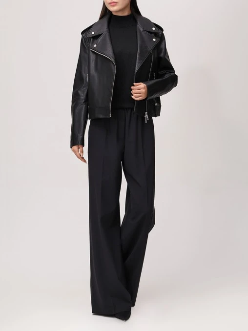 Куртка-косуха кожаная BOSS