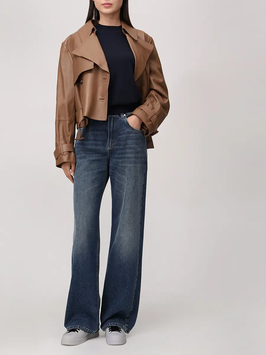 Куртка кожаная