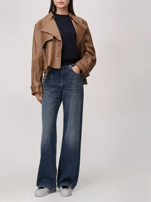 Куртка кожаная BOSS