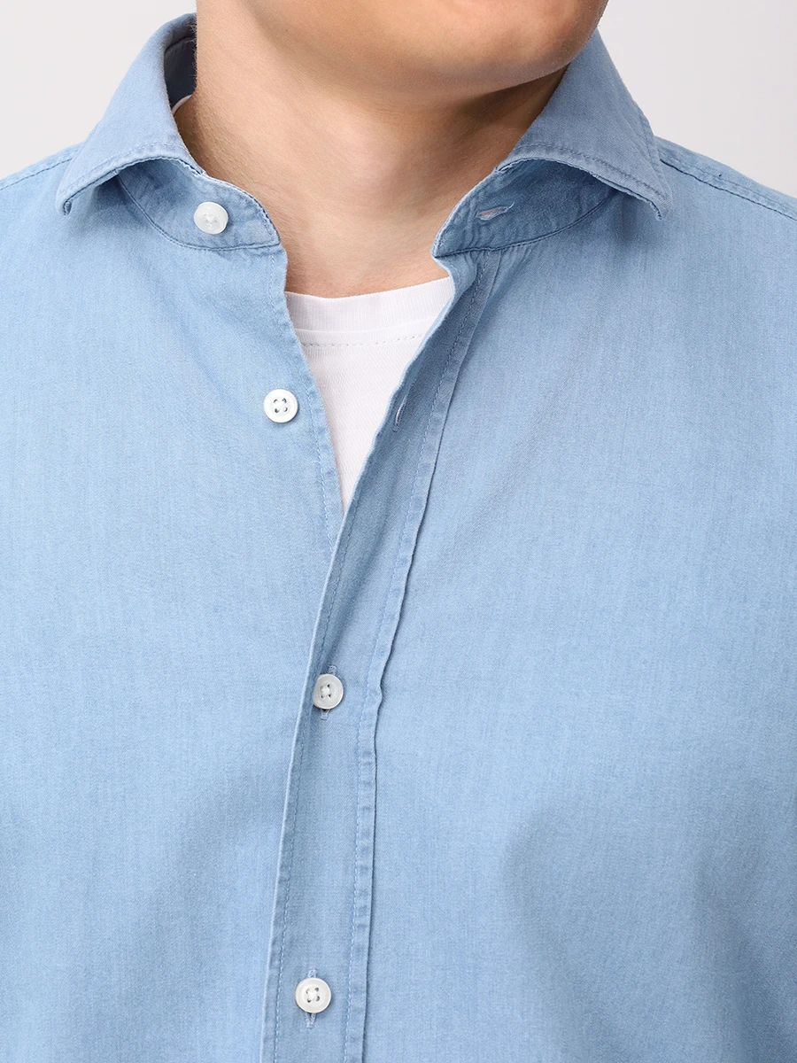 Рубашка Slim Fit хлопковая