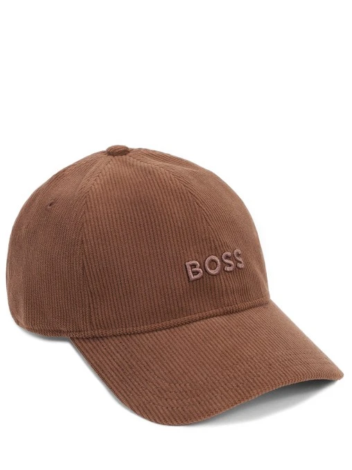 Бейсболка вельветовая BOSS