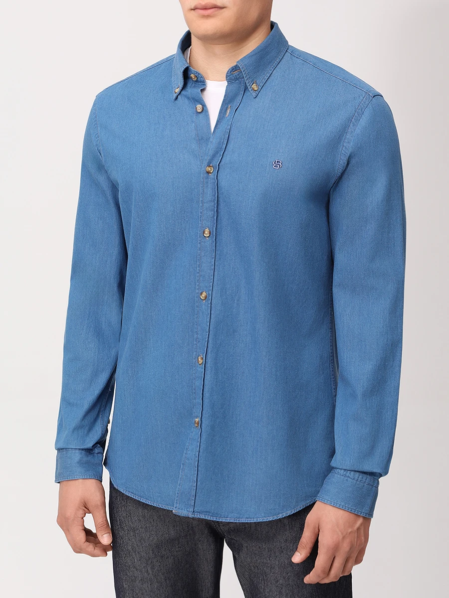 Рубашка Slim Fit хлопковая