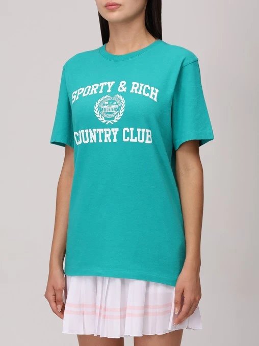 Футболка хлопковая SPORTY & RICH