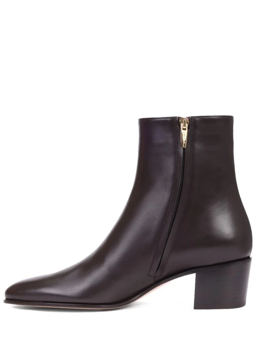 Ботильоны кожаные Spencer GIANVITO ROSSI