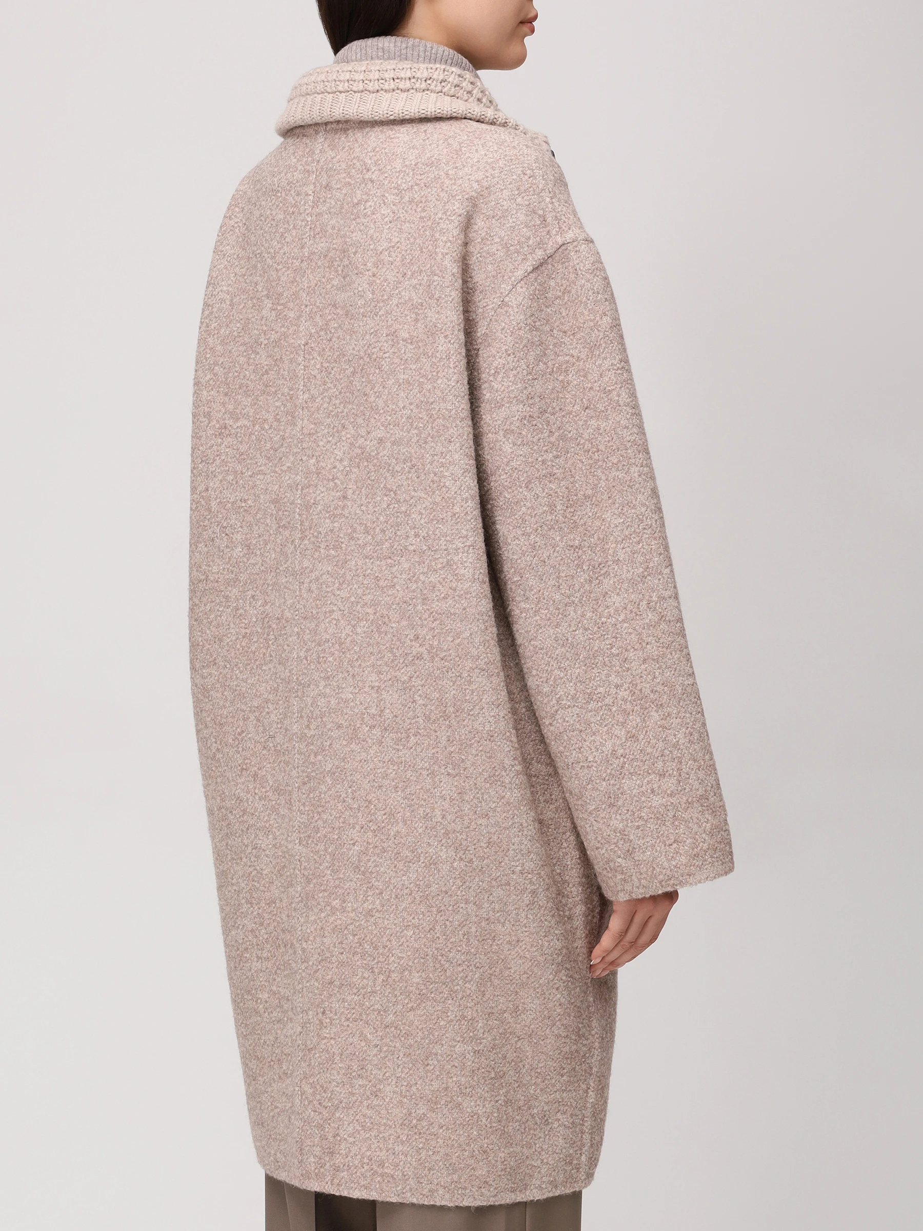 Пальто шерстяное