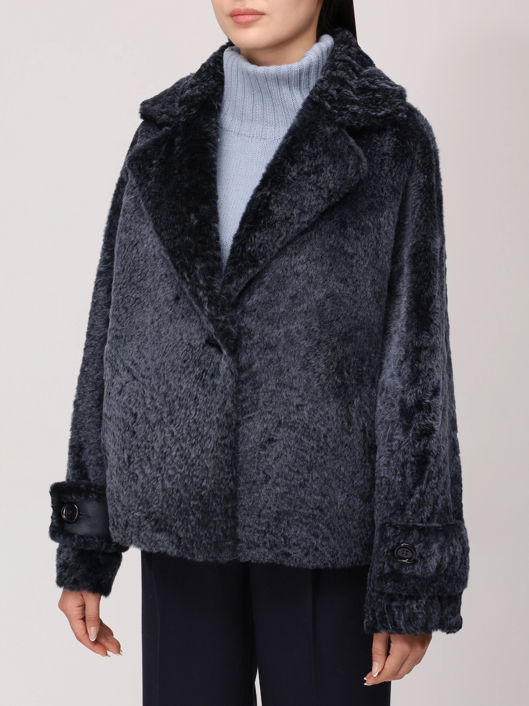 Дубленка из овчины двусторонняя