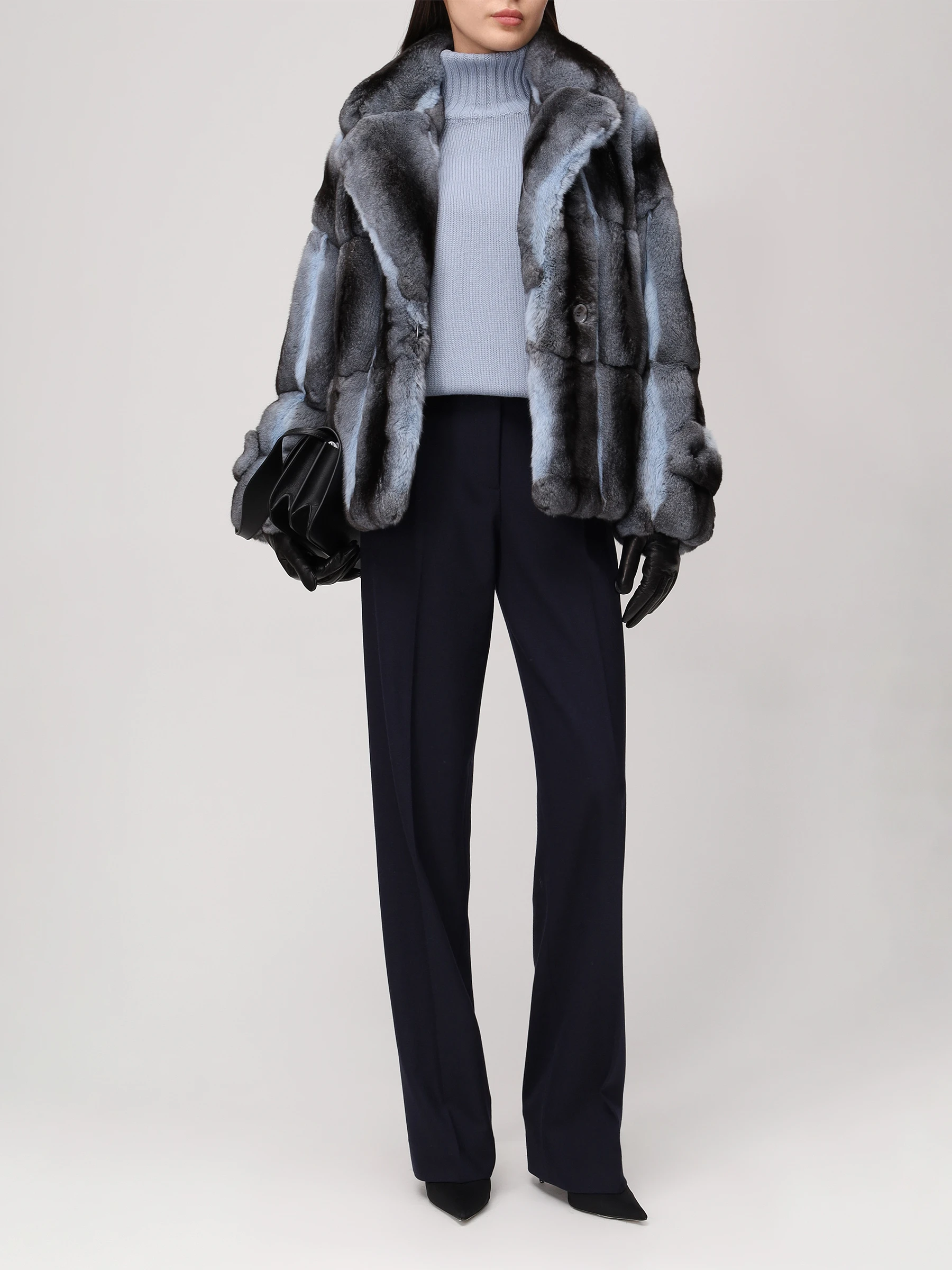 Полушубок из шиншиллы