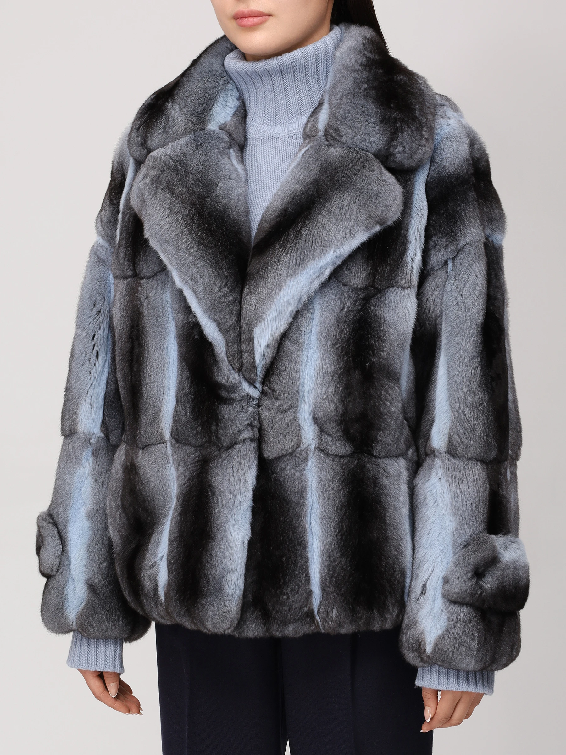 Полушубок из шиншиллы