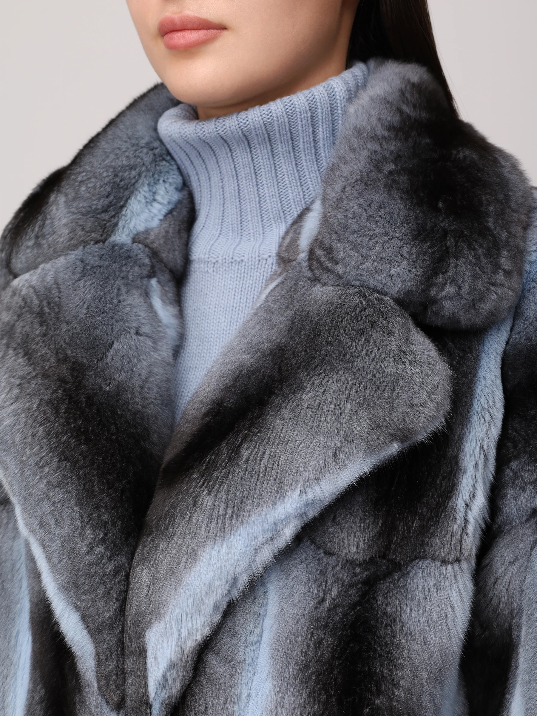 Полушубок из шиншиллы