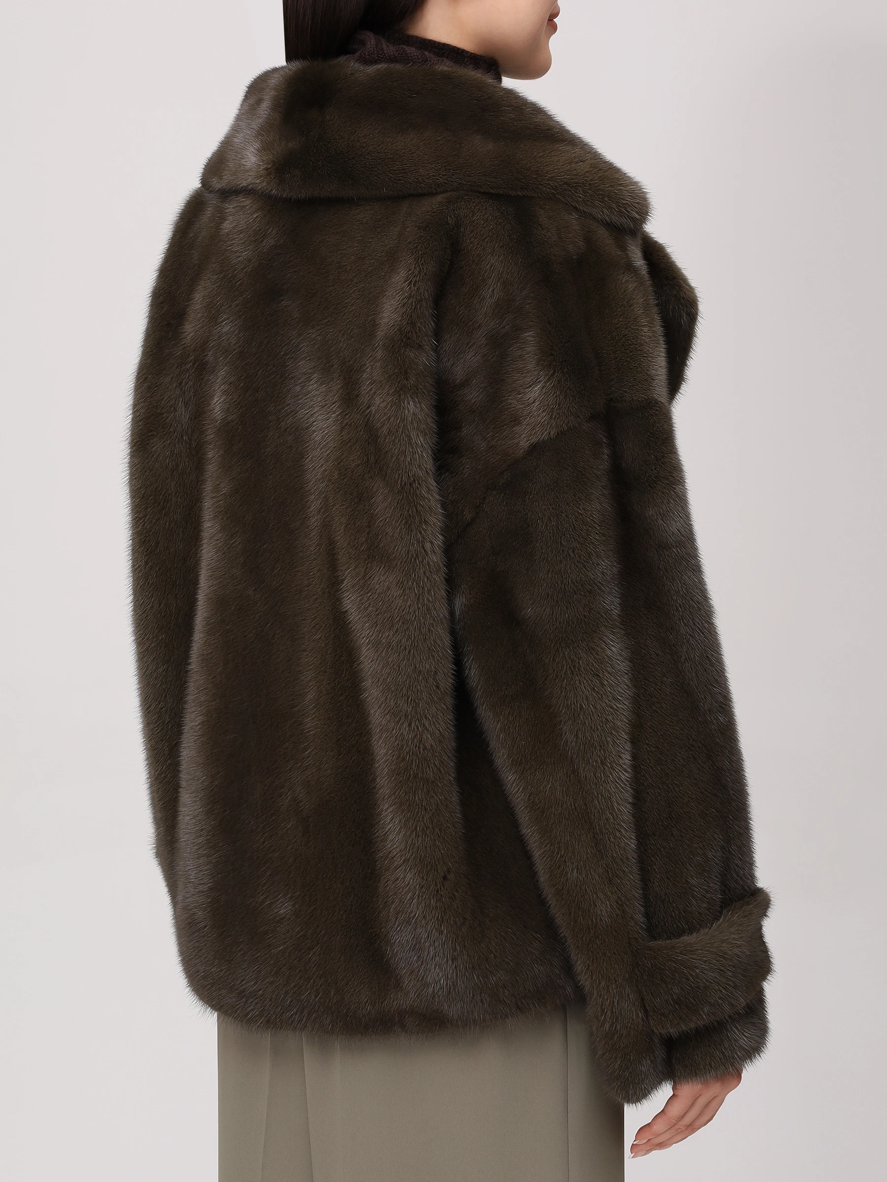 Полушубок норковый