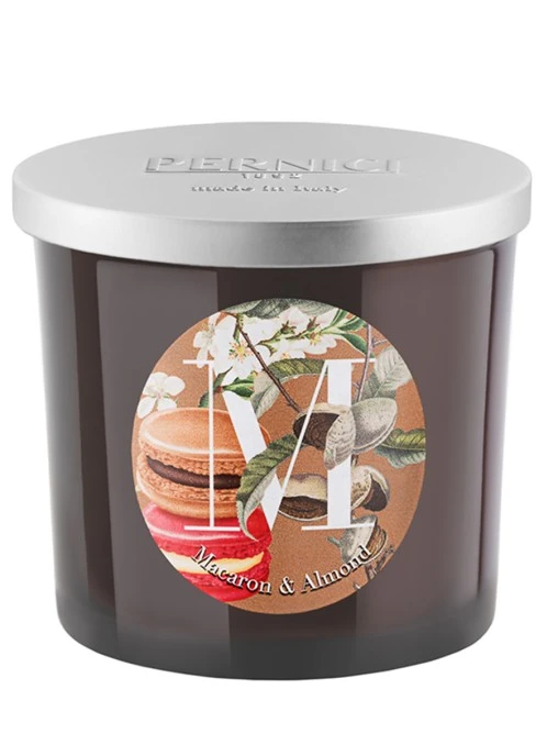 Свеча ароматическая Macaron & Almond Сладкий макарон и Миндаль 200г PERNICI