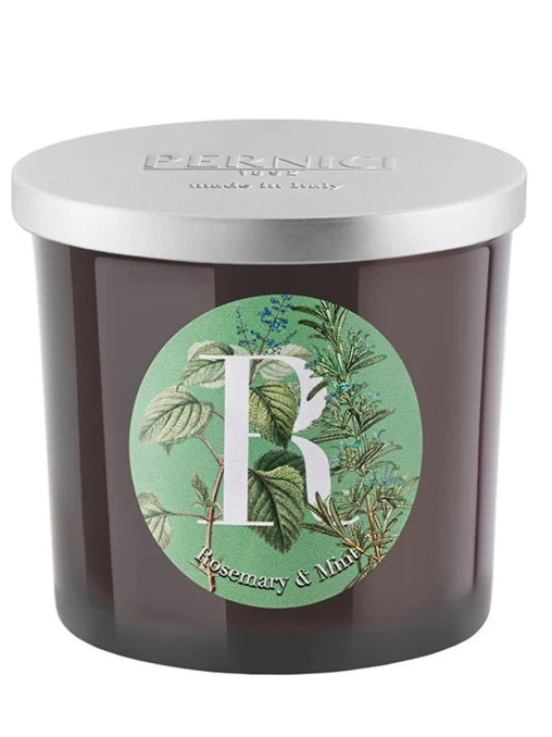 Свеча ароматическая Rosemary & Mint Розмарин и Мята 200г PERNICI