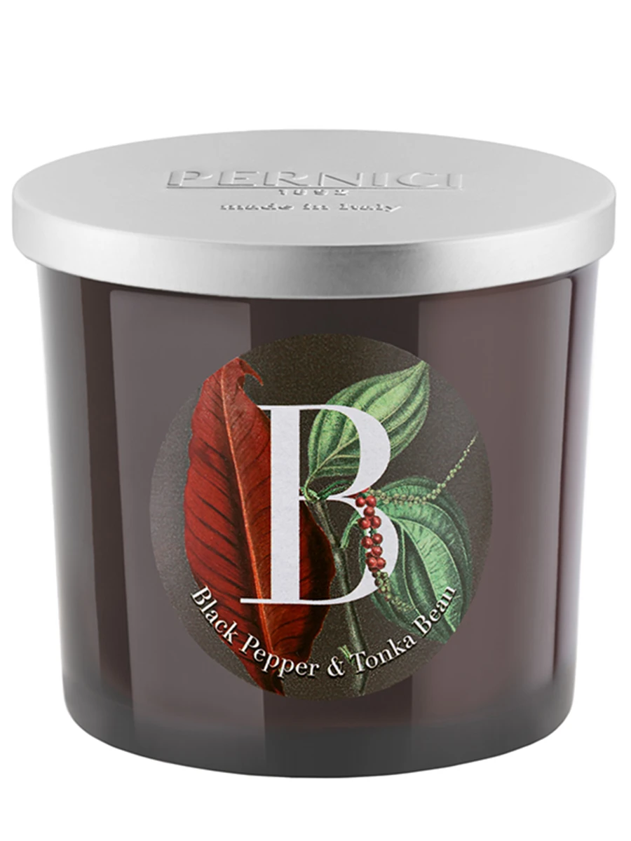 Свеча ароматическая Black Pepper & Tonka Bean Черный перец и Бобы тонка 200г