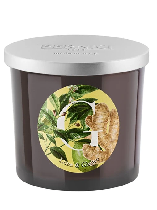 Свеча ароматическая Lime & Ginger Лайм и Имбирь 200г PERNICI