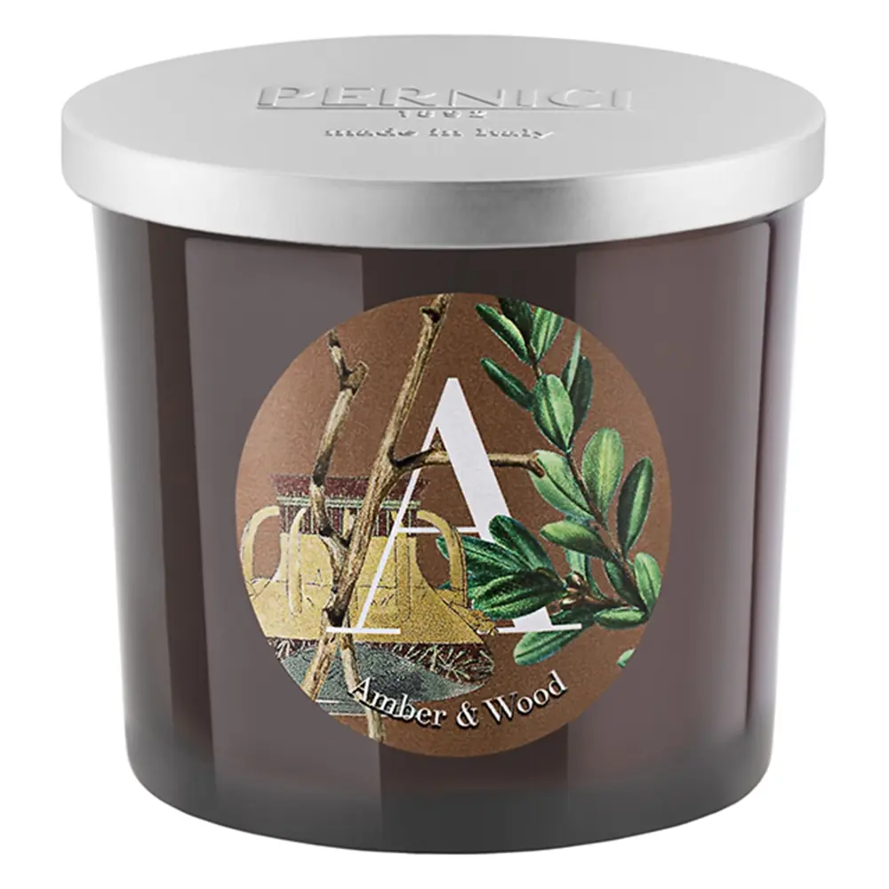 Свеча ароматическая Amber & Wood Амбра и Древесина 200г