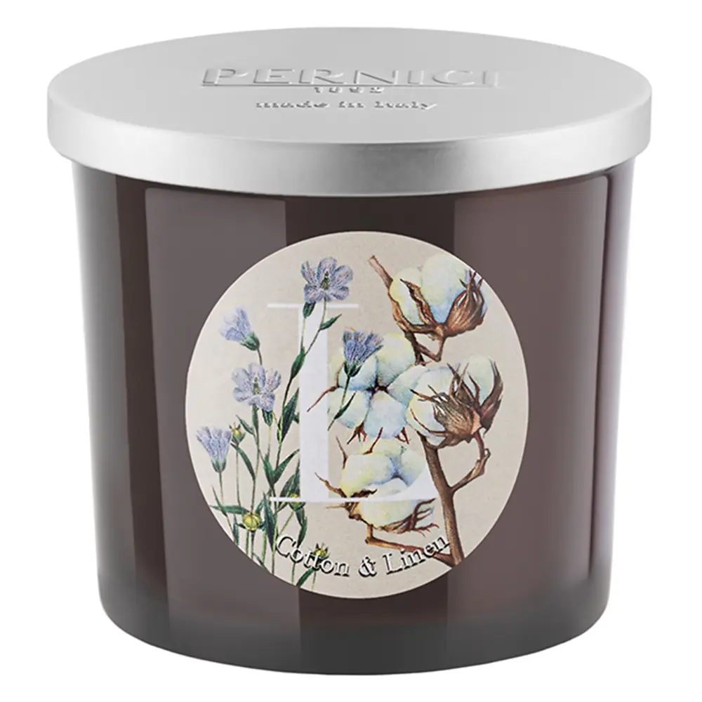 Свеча ароматическая Cotton & Linen Хлопок и Лён 200г