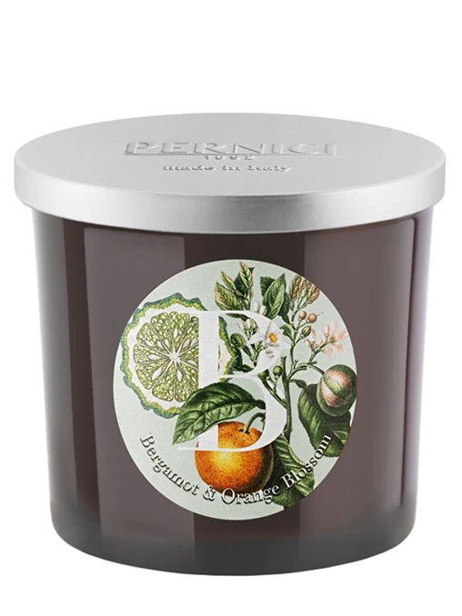 Свеча ароматическая Bergamot & Orange Blossom Бергамот и Цветы Апельсина 200г PERNICI