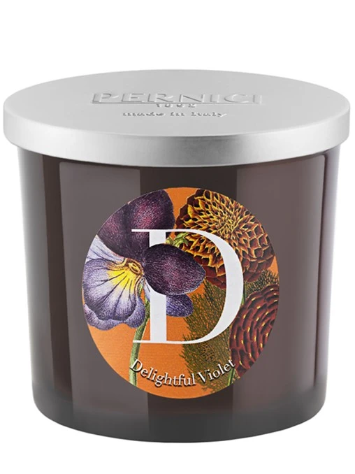 Свеча ароматическая Delightful Violet Восхитительная фиалка 200г PERNICI