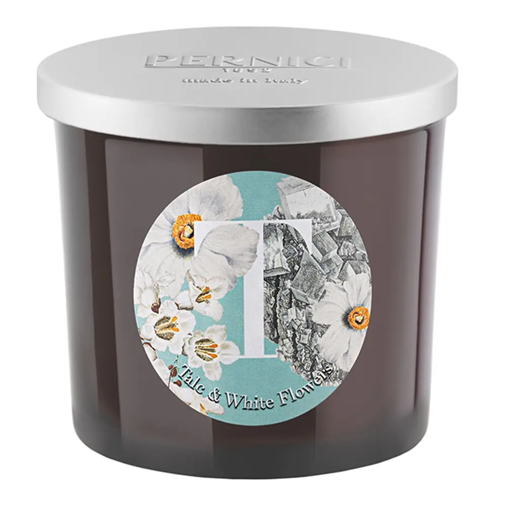 Свеча ароматическая Talc & White flowers Тальк и Белые цветы 200г