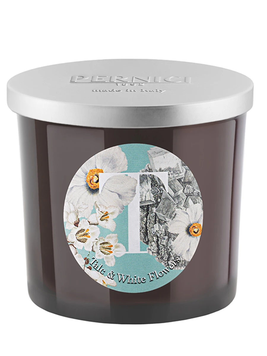 Свеча ароматическая Talc & White flowers Тальк и Белые цветы 200г