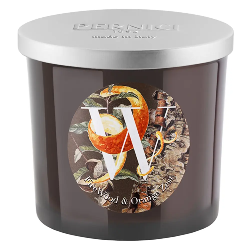 Свеча ароматическая Fire Wood & Orange Rind Жженая древесина и Цедра апельсина 200г