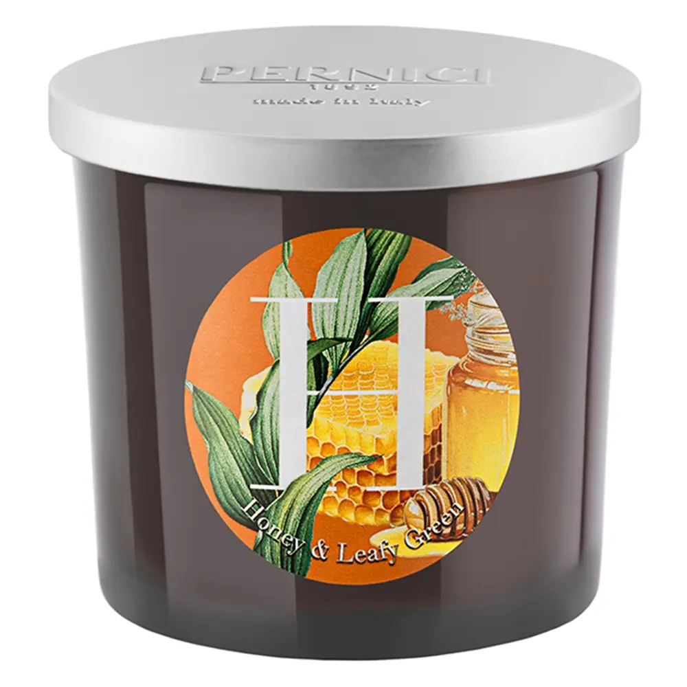 Свеча ароматическая Honey & Leafy Green Мёд и Зеленые листья 200г