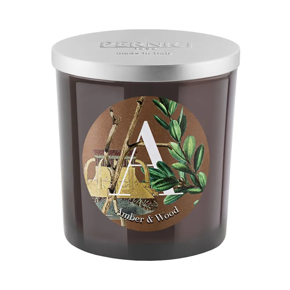 Свеча ароматическая Amber & Wood Амбра и Древесина 350г