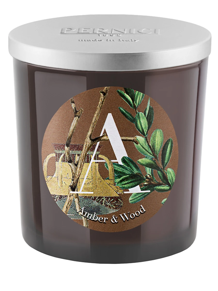 Свеча ароматическая Amber & Wood Амбра и Древесина 350г