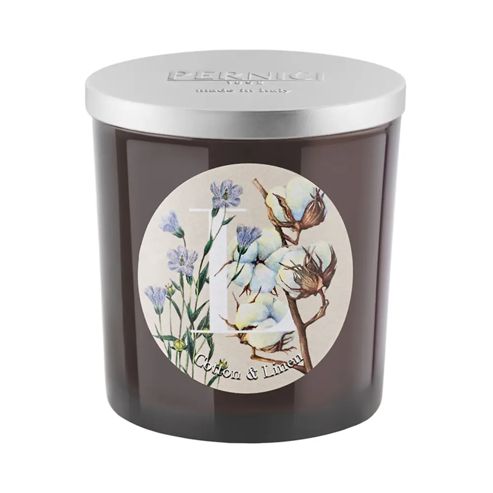 Свеча ароматическая Cotton & Linen Хлопок и Лён 350г