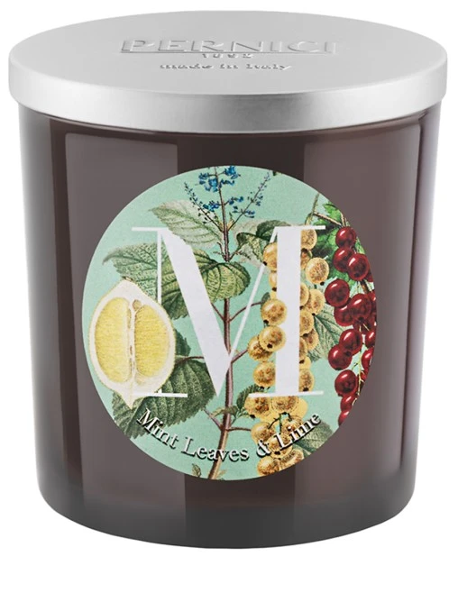 Свеча ароматическая Mint Leaves and Lime Листья Мяты и Лайма 350г PERNICI