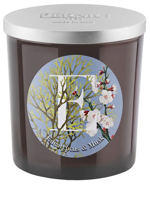 Свеча ароматическая Eucaliptus & Musk Эвкалипт и Мускус, 350г PERNICI