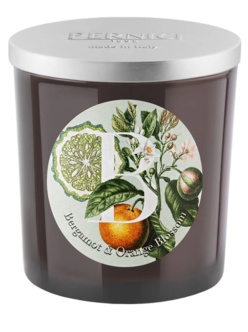 Свеча ароматическая Bergamot & Orange Blossom Бергамот и Цветы Апельсина 350г PERNICI