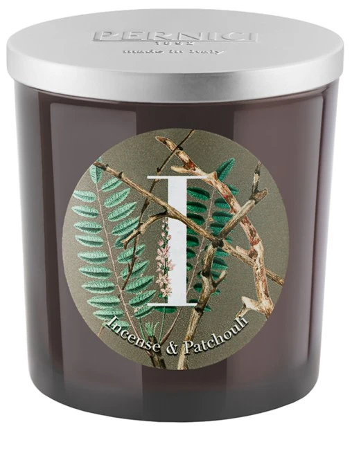 Свеча ароматическая Incense & Patchouli Фимиам и Пачули 350г PERNICI