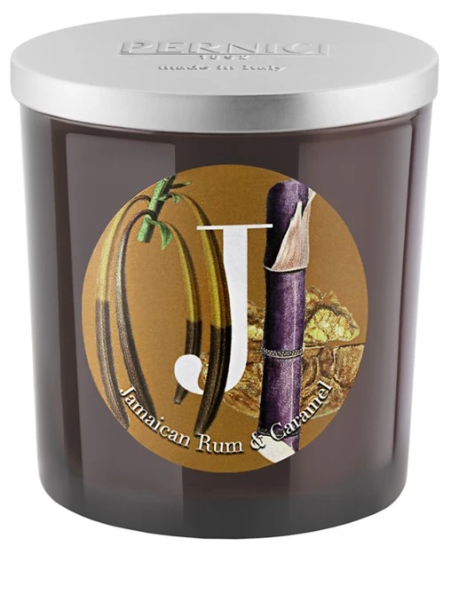 Свеча ароматическая Jamaican rum & Caramel Ямайский ром и Карамель 350г PERNICI