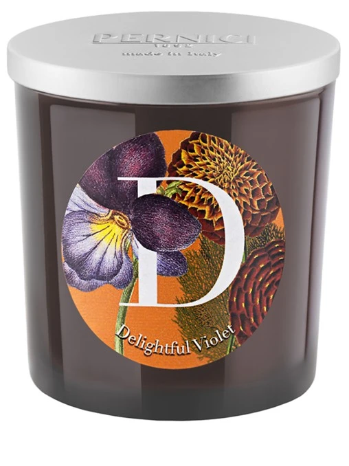 Свеча ароматическая Delightful Violet Восхитительная фиалка 350г PERNICI