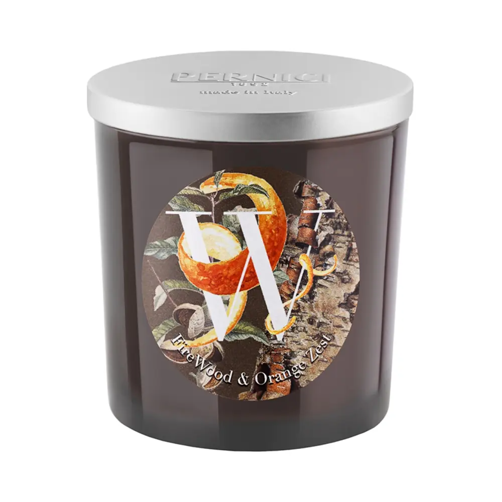 Свеча ароматическая Fire Wood & Orange Rind Жженая древесина и Цедра апельсина 350г