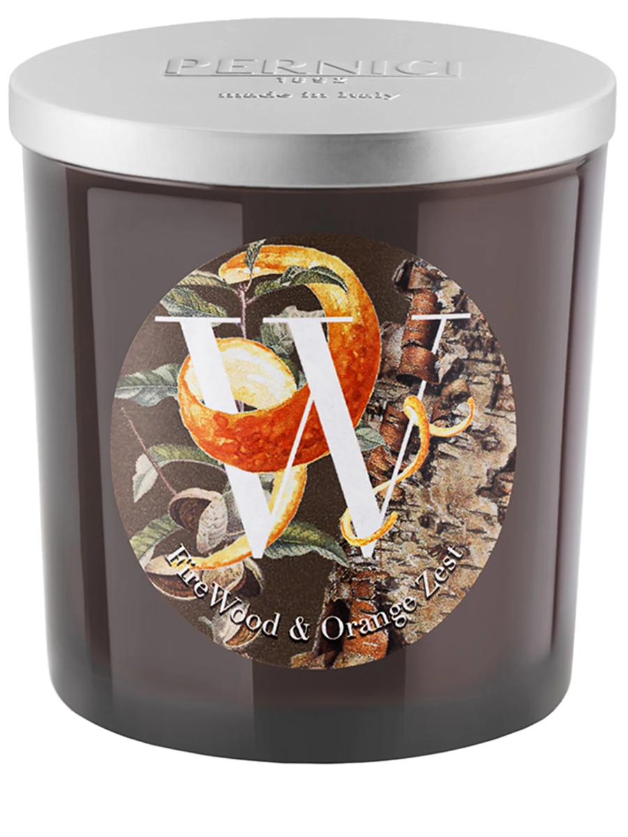 Свеча ароматическая Fire Wood & Orange Rind Жженая древесина и Цедра апельсина 350г