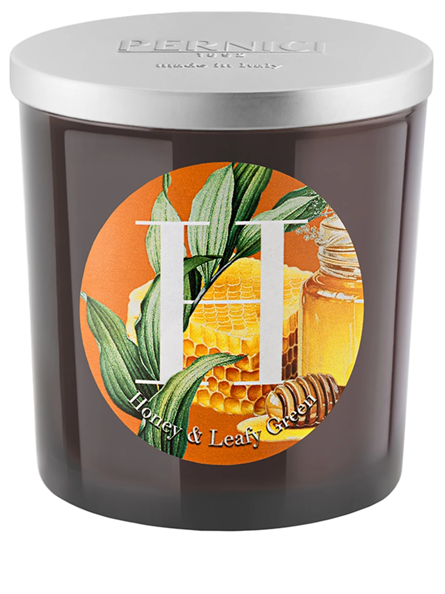 Свеча ароматическая Honey & Leafy Green Мёд и Зеленые листья 350г