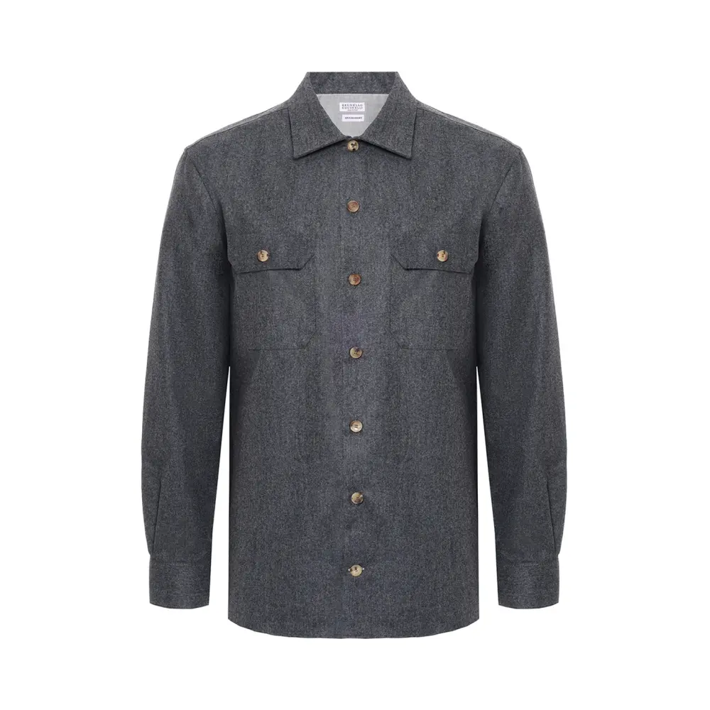Рубашка Regular Fit шерстяная