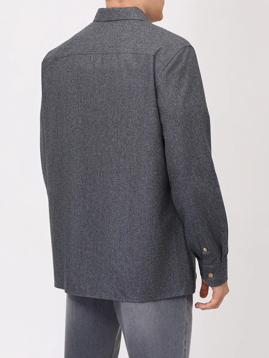 Рубашка Regular Fit шерстяная