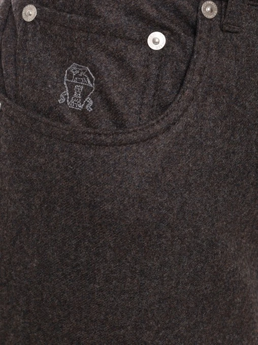 Брюки шерстяные BRUNELLO CUCINELLI