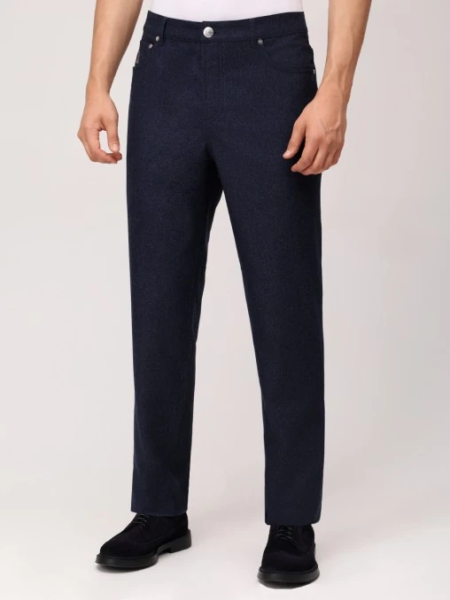 Чиносы шерстяные BRUNELLO CUCINELLI