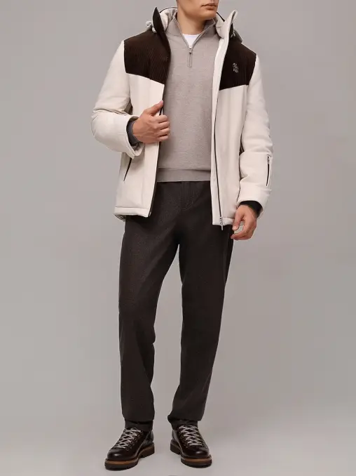 Куртка комбинированная BRUNELLO CUCINELLI