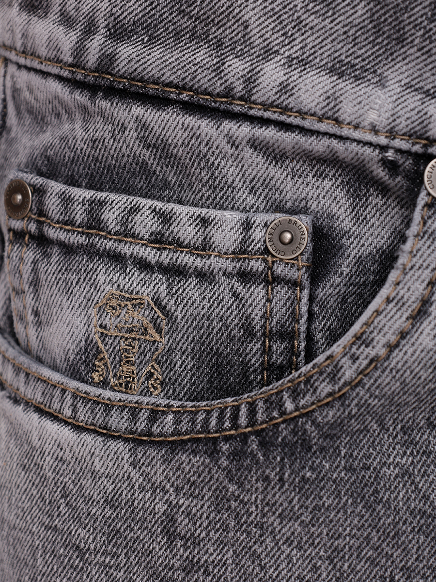 Джинсы Traditional Fit хлопковые